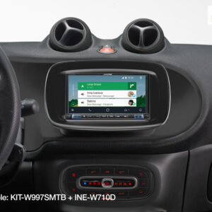 Alternative view of Alpine KIT-W997SMTB 7-Zoll Einbauset für Smart Fortwo / Forfour (453)