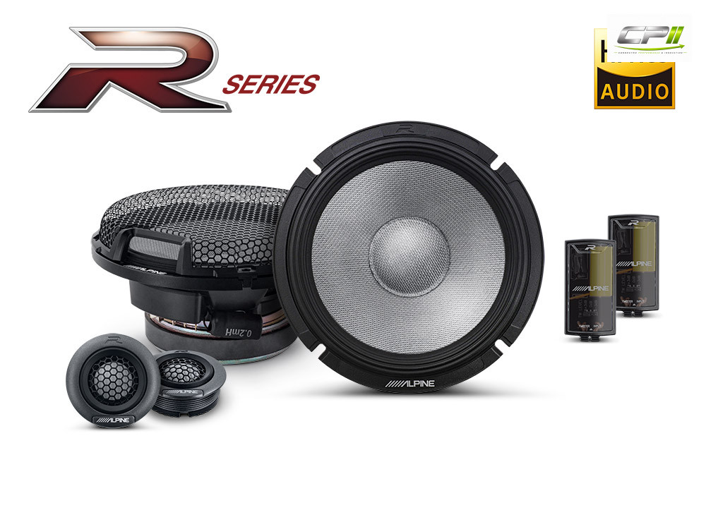 Alpine R2-S65C 16,5 cm (6,5-Zoll) R-Series 2-WEGE-KOMPONENTEN-LAUTSPRECHER