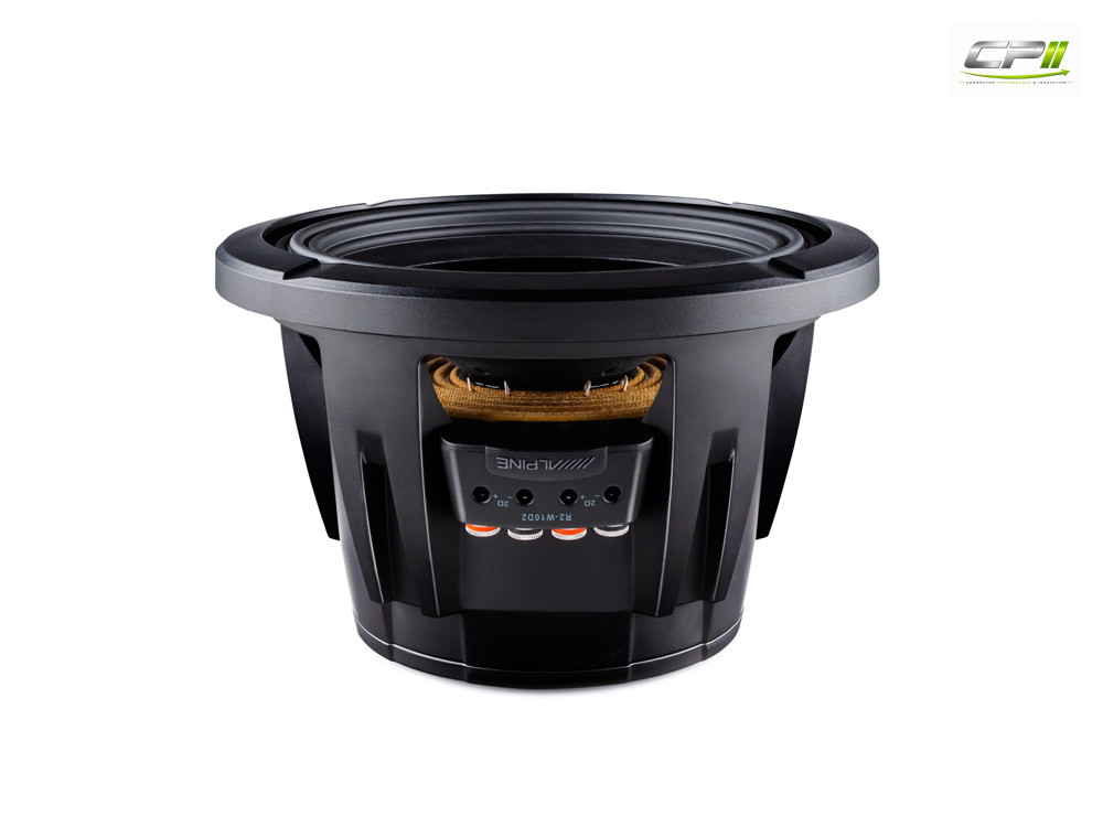 Alpine R2-W10D2 25 cm (10-Zoll) R-Series Subwoofer mit 2 Ohm Doppel-Schwingspule – R2-W10D2-03 CPII