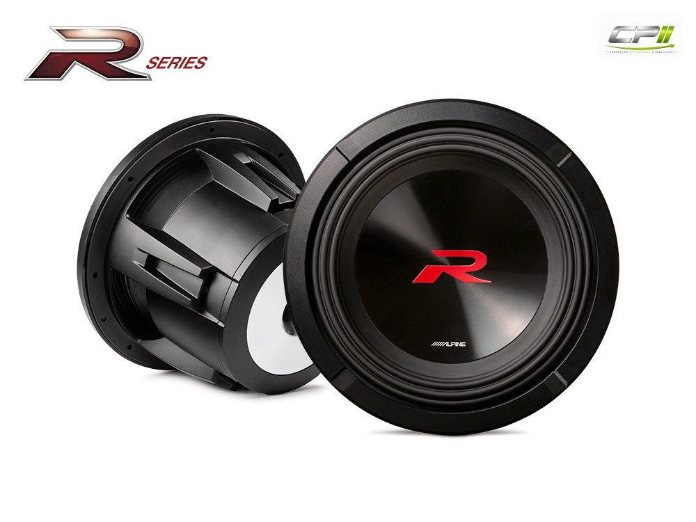 Alpine R2-W10D2 25 cm (10-Zoll) R-Series Subwoofer mit 2 Ohm Doppel-Schwingspule