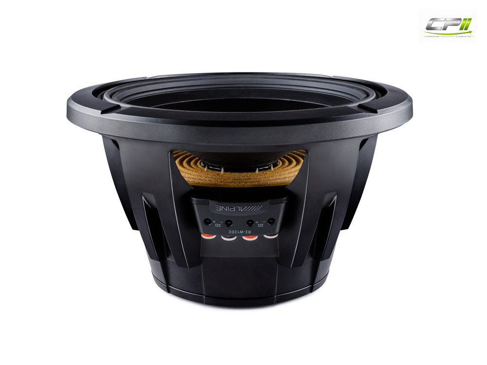 Alpine R2-W12D2 30 cm (12-Zoll) R-Series Subwoofer mit 2 Ohm Doppel-Schwingspule – R2-W12D2-03 CPII