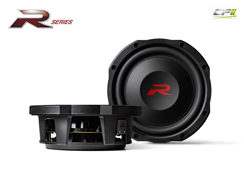 Alpine RS-W10D2 25 cm (10-Zoll) R-Series Shallow Subwoofer mit 2 Ohm Doppel-Schwingspule
