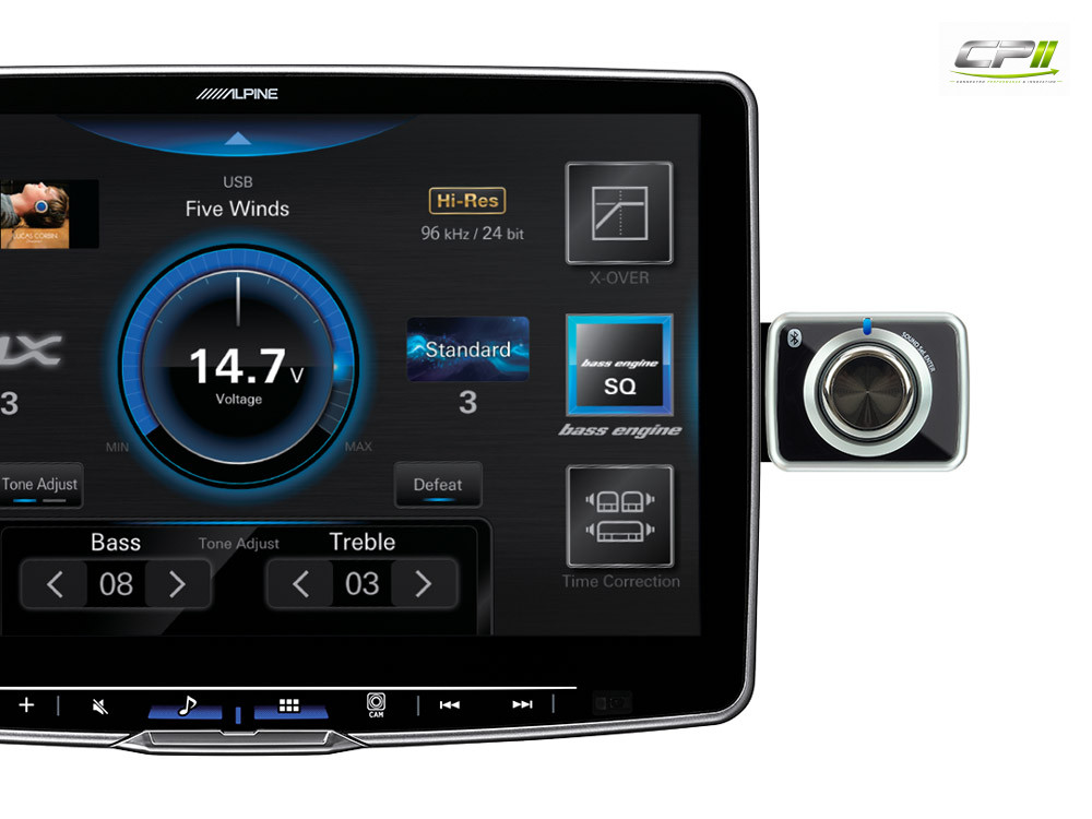 Alpine RUE-BK01 Bluetooth-Lautstärkeregler für iLX-F115D / iLX-F905D / iLX-705D – Bild 4