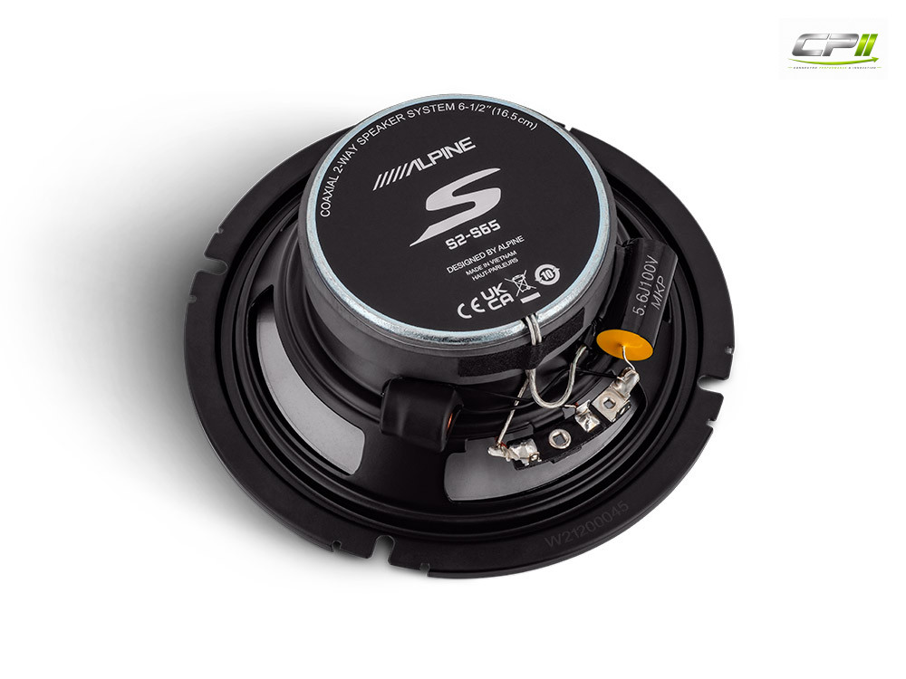 Alpine S2-S65 S-Series 16,5cm (6,5-Zoll) Coaxial 2-Wege Koaxial-Lautsprechersystem – S2-S65-04 CPII