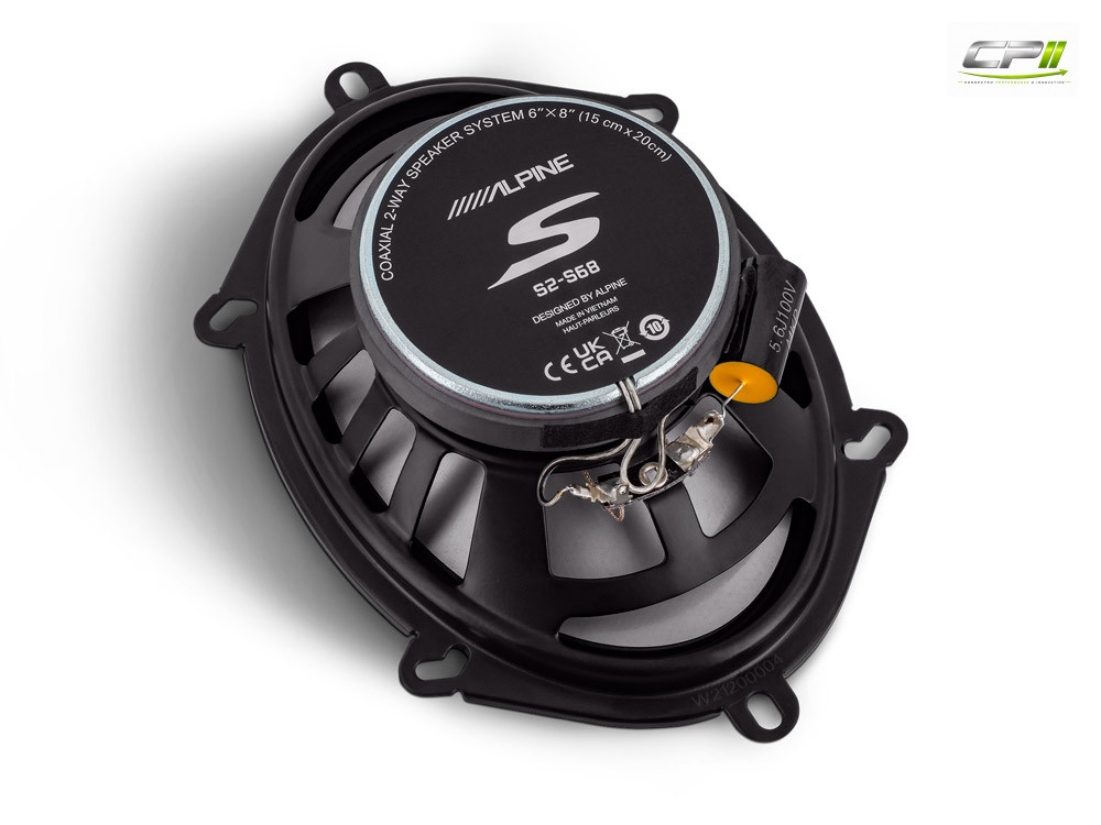 Alpine S2-S68 S-Series 15 cm x 20 cm (6 x 8-Zoll) 2-Wege Koaxial-Lautsprechersystem – S2-S68-04 CPII