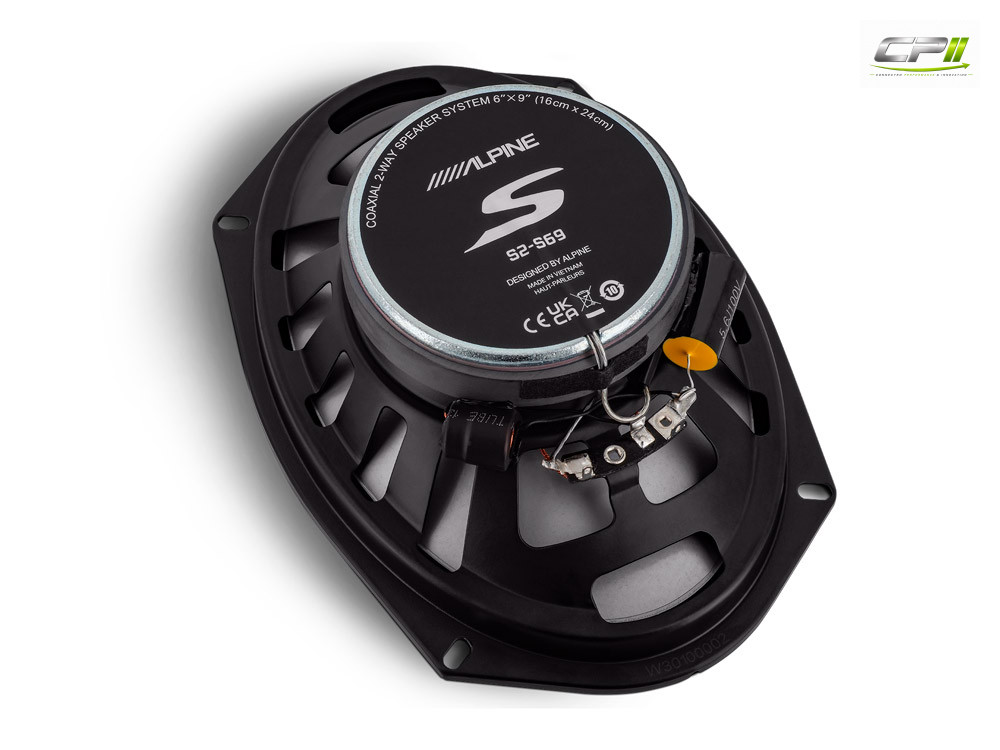 Alpine S2-S69 S-Series 16 cm x 24 cm (6 x 9-Zoll) 2-Wege Koaxial-Lautsprechersystem – S2-S69-04 CPII