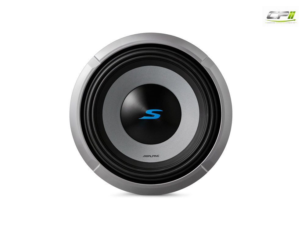 Alpine S2-W10D2 S-Series 25 cm (10-Zoll) Subwoofer mit 2 Ohm Doppelschwingspule – S2-W10D2-01 CPII
