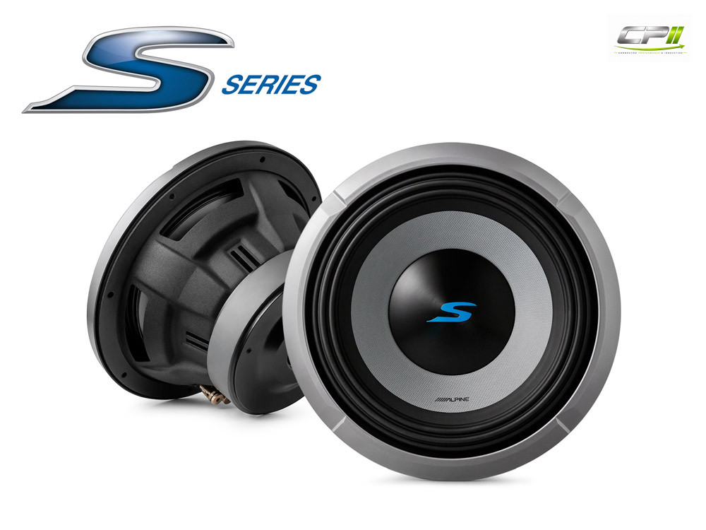 Alpine S2-W10D2 S-Series 25 cm (10-Zoll) Subwoofer mit 2 Ohm Doppelschwingspule