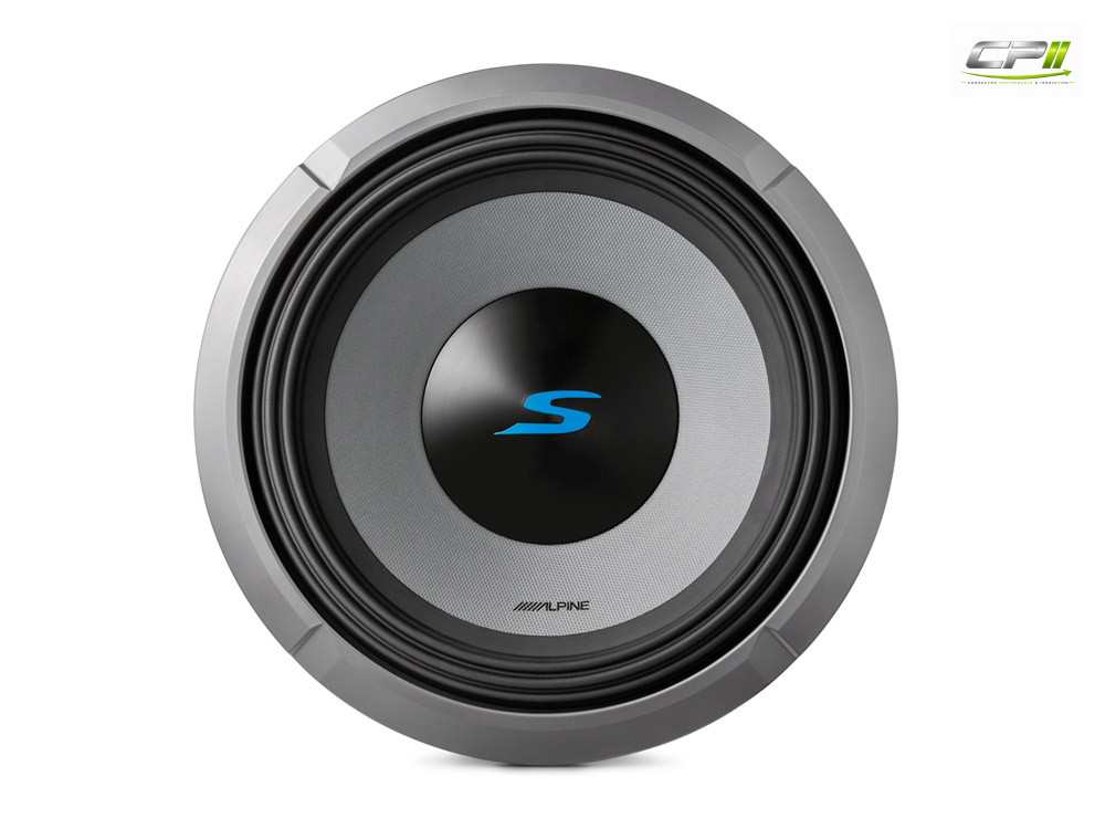 Alpine S2-W12D2 S-Series 30 cm (12-Zoll) Subwoofer mit 2 Ohm Doppelschwingspule – S2-W12D2-02 CPII