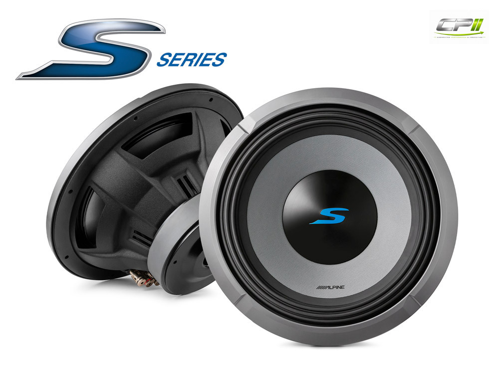 Alpine S2-W12D2 S-Series 30 cm (12-Zoll) Subwoofer mit 2 Ohm Doppelschwingspule