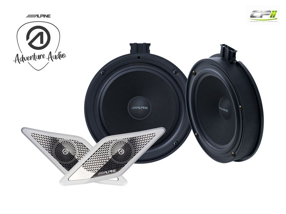 Alpine SPC-106CRA2 16,5 cm (6,5-Zoll) 2-Wege-KOMPONENTEN-LAUTSPRECHER für Volkswagen Crafter 2 & MAN TGE