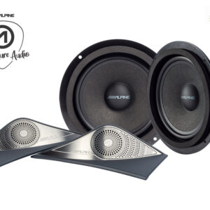 Alpine SPC-106S907 16,5 cm (6,5-Zoll) 2-WEGE-KOMPONENTEN-LAUTSPRECHER für Mercedes-Benz Sprinter 907 / 910