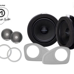 Alpine SPC-106TRA7 16,5 cm (6,5-Zoll) 2-Wege-KOMPONENTEN-LAUTSPRECHER für Ford Transit 7, Transit 7 Custom, Transit 7 Custom Nugget und Tourneo 7 Custom
