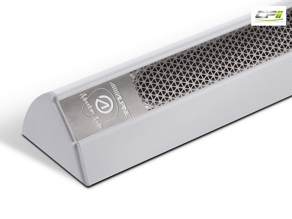 Alpine SPC-L500S Adventure Audio In-Cabin Aufbaulautsprecher (Lang / Silber) – Bild 2