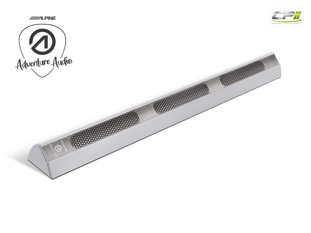 Alpine SPC-L500S Adventure Audio In-Cabin Aufbaulautsprecher (Lang / Silber)