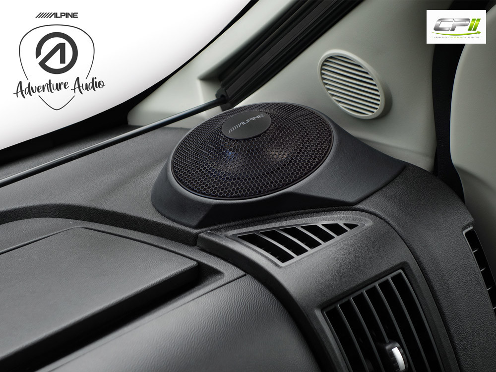 Alpine SPC-R100-DU Stage 1: Das Companion Ensemble mit 12 cm Radial On-Dash Breitbandlautsprecher für Fiat Ducato 3 – Bild 3