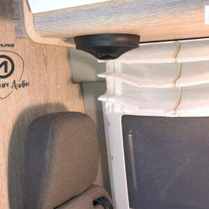 Alpine SPC-R100S 12 cm Universal Radial Lautsprecher für Reisemobil-Wohnbereiche. 180 Watt Spitzenbelastbarkeit, 45 Watt RMS, nur 45 mm Aufbauhöhe