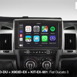 Alternative view of Alpine X903D-EX Apple CarPlay und Android Auto Upgrade für X901D-xx Systeme Neuware