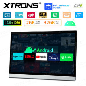HM136AB 13,3-Zoll-Rücksitz Android 11 Auto-TV Kopfstütze Monitor Tablet UHD IPS-Bildschirm – Bild 5
