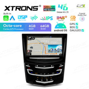 IA84KDLK 8-Zoll-Motorisiertes Frontplatten-Aufbewahrungsfach Stereo Android Car Multimedia Player mit 1280x720 HD-Bildschirm Individuelle Passform für Cadillac – Bild 9