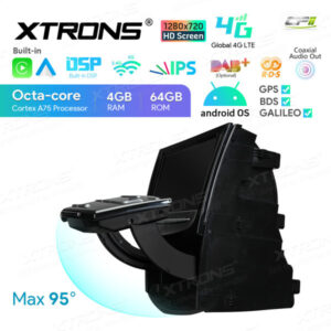 IA84KDLK 8-Zoll-Motorisiertes Frontplatten-Aufbewahrungsfach Stereo Android Car Multimedia Player mit 1280x720 HD-Bildschirm Individuelle Passform für Cadillac – Bild 15