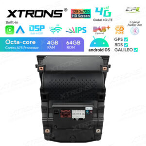 IA84KDLK 8-Zoll-Motorisiertes Frontplatten-Aufbewahrungsfach Stereo Android Car Multimedia Player mit 1280x720 HD-Bildschirm Individuelle Passform für Cadillac – Bild 16