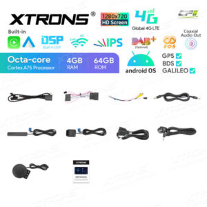 IA84KDLK 8-Zoll-Motorisiertes Frontplatten-Aufbewahrungsfach Stereo Android Car Multimedia Player mit 1280x720 HD-Bildschirm Individuelle Passform für Cadillac – Bild 18