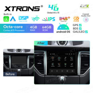 IA84MCPT 8,4-Zoll-Octa-Core-Android-Autoradio-Multimedia-Player-Bildschirm Individuell für Porsche Macan (2014-2016) mit PCM 3.1-System – Bild 4