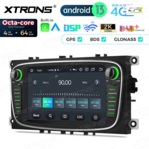 PX74FSFBL 7 Zoll Octa Core 4 + 64 GB Global 4G LTE Android Autoradio Multimedia Player Speziell für Ford – Bild 12