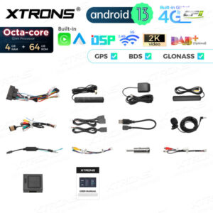 PX74FSFBL 7 Zoll Octa Core 4 + 64 GB Global 4G LTE Android Autoradio Multimedia Player Speziell für Ford – Bild 15