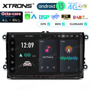 PX94MTVDAB 9 Zoll Octa Core 4 + 64 GB Global 4G LTE Android Autoradio Multimedia Player Individuell passend für VW / SEAT / SKODA – Bild 5
