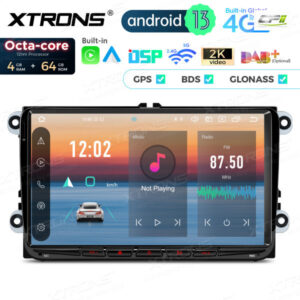 PX94MTVDAB 9 Zoll Octa Core 4 + 64 GB Global 4G LTE Android Autoradio Multimedia Player Individuell passend für VW / SEAT / SKODA – Bild 6