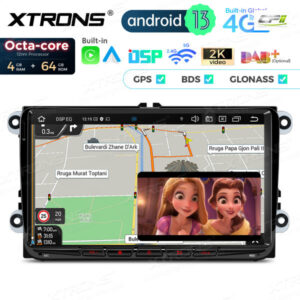 PX94MTVDAB 9 Zoll Octa Core 4 + 64 GB Global 4G LTE Android Autoradio Multimedia Player Individuell passend für VW / SEAT / SKODA – Bild 11