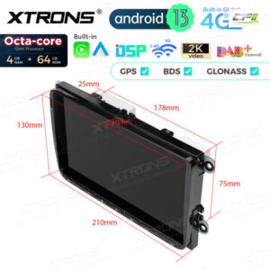 PX94MTVDAB 9 Zoll Octa Core 4 + 64 GB Global 4G LTE Android Autoradio Multimedia Player Individuell passend für VW / SEAT / SKODA – Bild 15