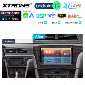 PX94MTVDAB 9 Zoll Octa Core 4 + 64 GB Global 4G LTE Android Autoradio Multimedia Player Individuell passend für VW / SEAT / SKODA – Bild 16