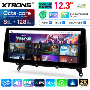 QGB23CIB12X3 12,3 Zoll Android 8 GB + 128 GB Octa Core Auto GPS Multimedia Player für BMW X3 F25 CIC – Bild 9