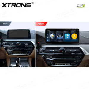 Alternative view of QLB22EVB12FVN 12,3 Zoll Octa Core 4 GB + 64 GB Auto GPS Multimedia Player für BMW 5er G30 / G31 EVO Android13