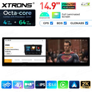 QLB4263CC 14,9 Zoll 4 + 64 GB Global 4G LTE Android Autoradio Multimedia Player mit vollständig laminiertem 2K IPS-Bildschirm für BMW 6er M6 E63 E64 mit CCC-System – Bild 11