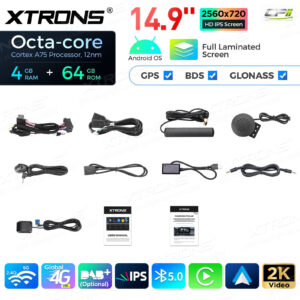 QLB42X5EV 14,9 Zoll für BMW X5 F15 (2017-2018) / X6 F16 (2017-2019) EVO Octa Core 4 + 64 GB Global 4G LTE Android Autoradio Multimedia Player mit vollständig laminiertem 2K IPS-Bildschirm – Bild 15