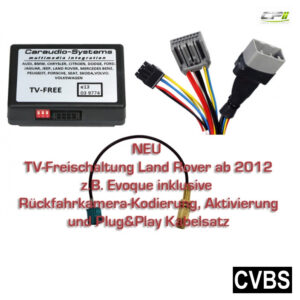 CAS Rückfahrkamerakodierung + TV-Frei LAND ROVER Evoque etc. ab 2012