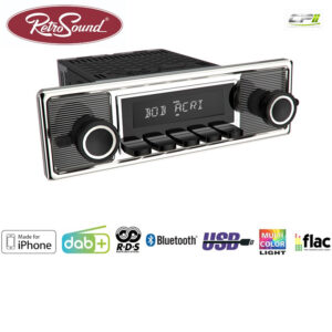 RETROSOUND "MOTOR-6DAB" DAB+ Komplett-Set "Becker Black" mit Zubehör