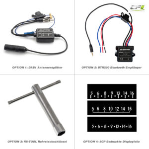 RETROSOUND "MOTOR-1DAB" DAB+ Komplett-Set "Chrome" mit Zubehör – Bild 6