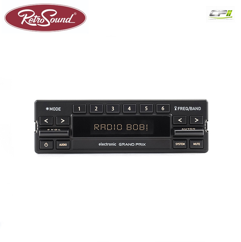 RETROSOUND "MOTOR-1DAB" DAB+ Komplett-Set "Grand Prix" mit Zubehör – RSD-GRANDPRIX-1DAB-01 CPII