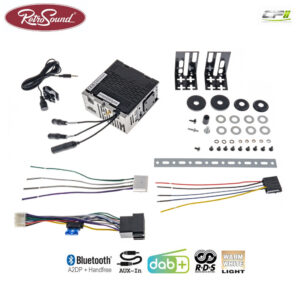 Alternative view of RETROSOUND "MOTOR-1DAB-1" DAB+ Komplett-Set "Ivory" mit Bluetooth®