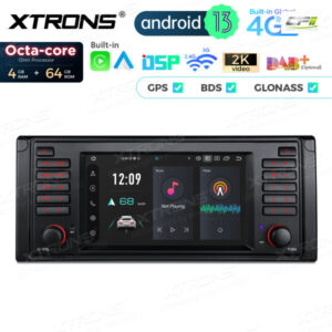 PX7439BL 7 Zoll Octa Core 4 + 64 GB Global 4G LTE Android Autoradio Multimedia Player Custom Fit für BMW – Bild 7