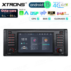 PX7439BL 7 Zoll Octa Core 4 + 64 GB Global 4G LTE Android Autoradio Multimedia Player Custom Fit für BMW – Bild 8