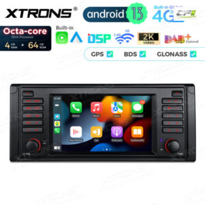 PX7439BL 7 Zoll Octa Core 4 + 64 GB Global 4G LTE Android Autoradio Multimedia Player Custom Fit für BMW – Bild 12