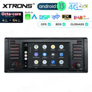 PX7439BL 7 Zoll Octa Core 4 + 64 GB Global 4G LTE Android Autoradio Multimedia Player Custom Fit für BMW – Bild 14