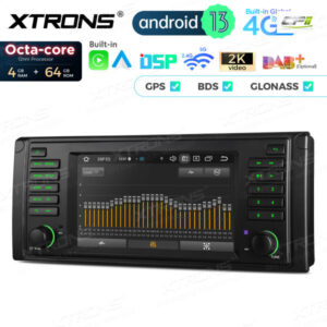 PX7439BL 7 Zoll Octa Core 4 + 64 GB Global 4G LTE Android Autoradio Multimedia Player Custom Fit für BMW – Bild 16