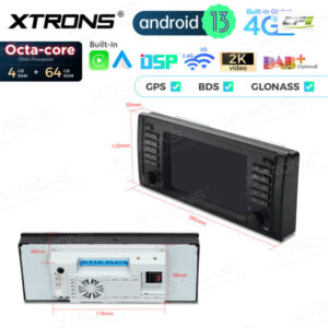 PX7439BL 7 Zoll Octa Core 4 + 64 GB Global 4G LTE Android Autoradio Multimedia Player Custom Fit für BMW – Bild 18